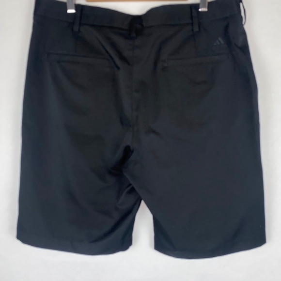 Adidas Flat Front Black Men’s Shorts Size 36 EUC - Picture 2 of 4
